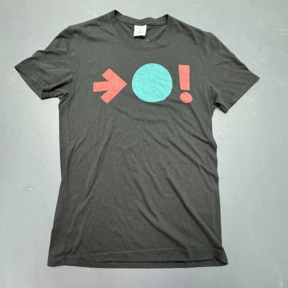 Allmade T Shirt Men's XS Black Graphic Organic Recycled Climate Modal Blend